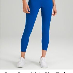 lululemon athletica Blue Leggings
